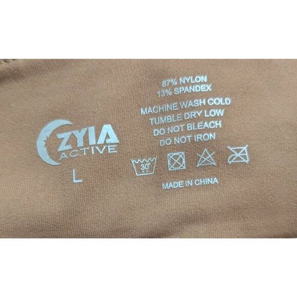 Zyia Active Ascend Camel Brown Tan Joggers Size Large Z - Picture 4 of 6